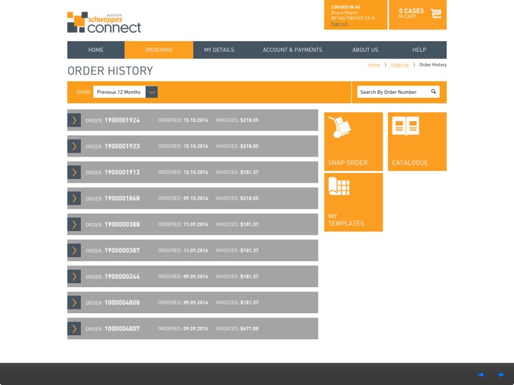 Schweppes Connect - Tablet