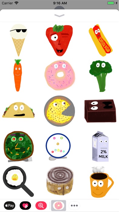Food Friends Stickers screenshot 2