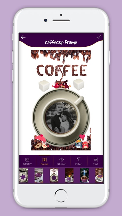 Coffe Cup Photo Frame