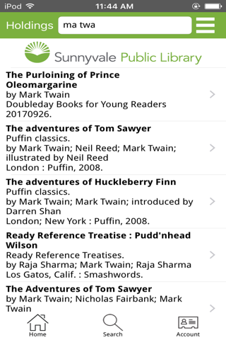 Sunnyvale Public Library screenshot 2