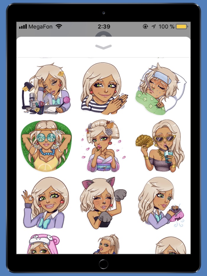 Girl STiK Sticker Pack