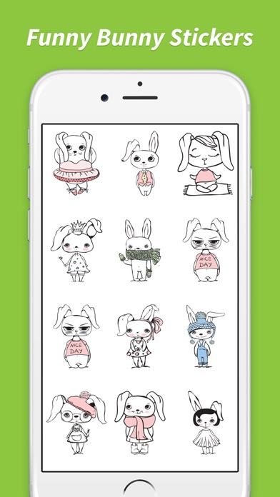 Bunny Love Stickers screenshot 2