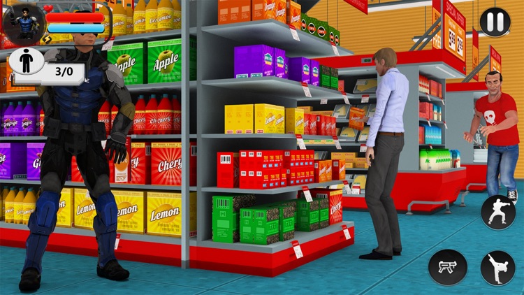 Super Police Heroes: City Supermarket Rescue - Pro