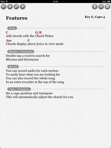 Song-Writer HD L: Write Lyrics - náhled