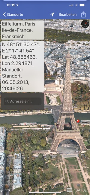 GPS location 3D/flyover