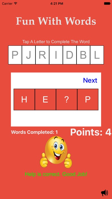 Fun With Words - Guessing Game screenshot 2