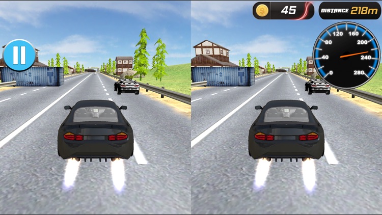 VR Highway Speed Car Race screenshot-3