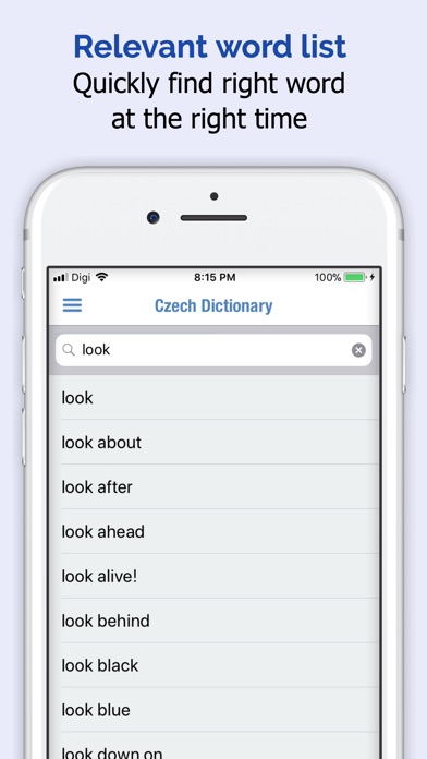 チェコ語辞書 screenshot1
