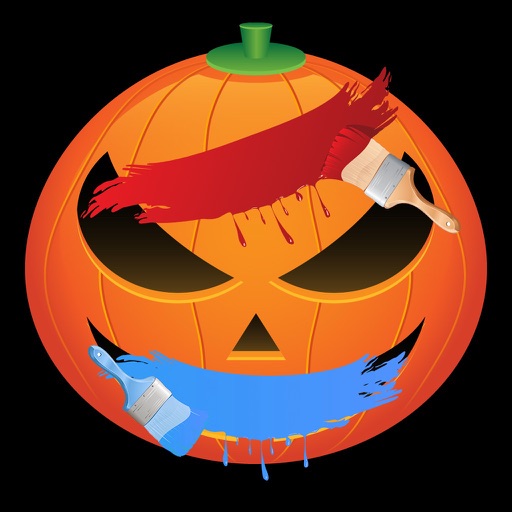 Halloween Paint And Draw Icon
