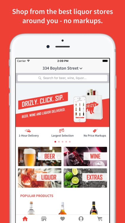 Drizly – Beer, Wine, Liquor Delivery