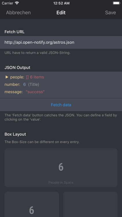 Dashboard (of JSON Requests) screenshot-5