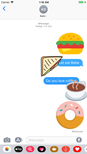 Food Stickers  ملصقات الأكل(圖2)-速報App