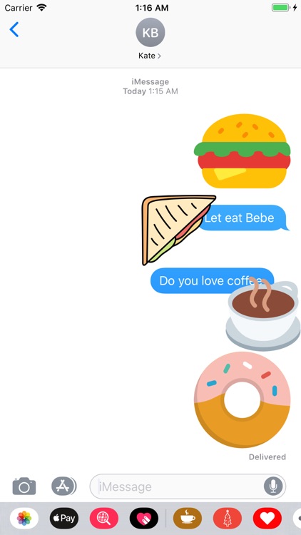 Food Stickers  ملصقات الأكل