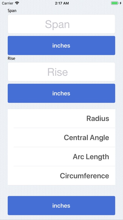 Radius Calculator