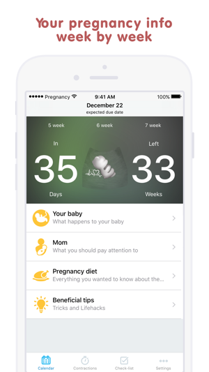 pregnancy and due date tracker on the app store
