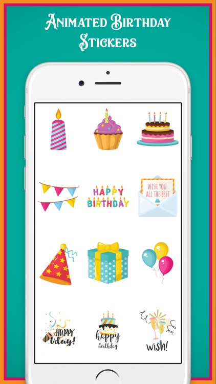 Animated Birthday Sticker Pack