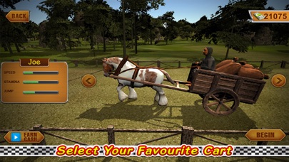 Horse Cart Racing Derby 3D Pro screenshot 3