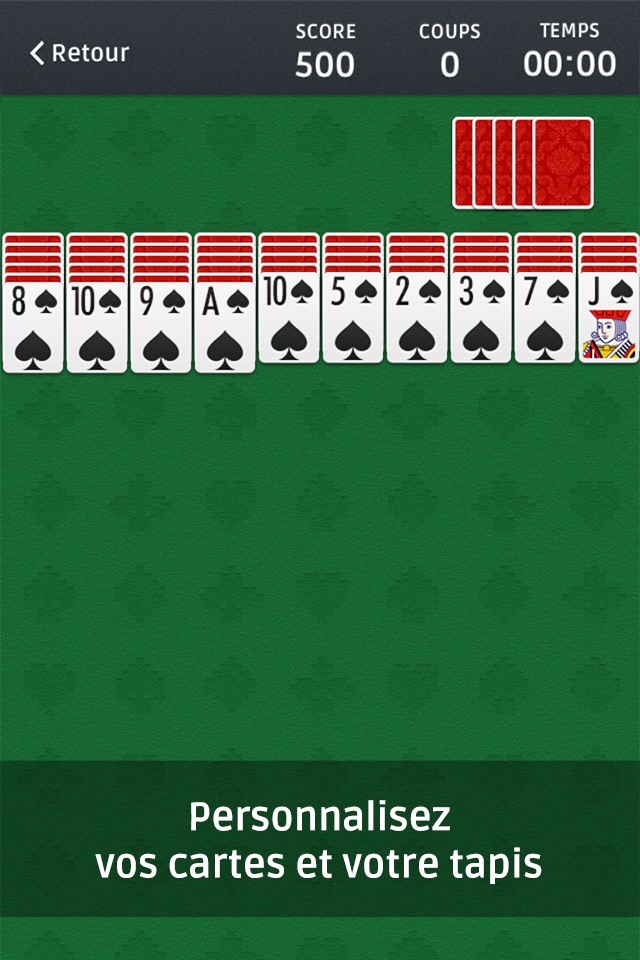 Spider Solitaire ⋄ screenshot 2