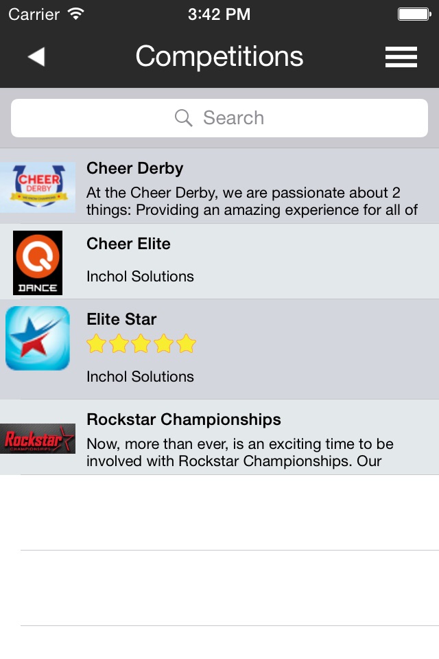 Cheer Competition Events screenshot 4