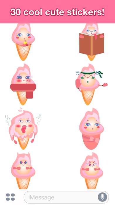 Ice cream - Cute stickers screenshot 4