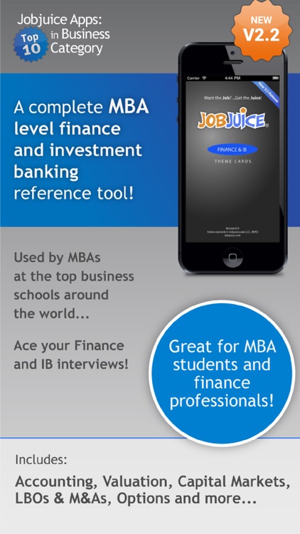 Jobjuice Fin. & Inv. Banking screenshot-0