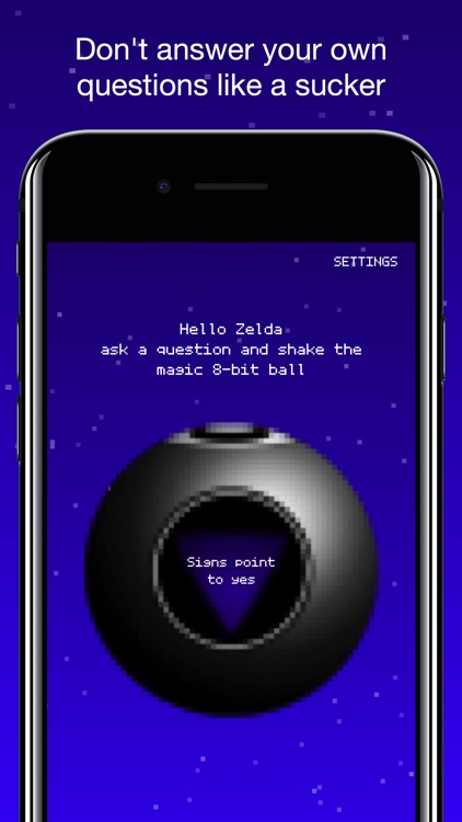 Magic 8 bit 8 ball