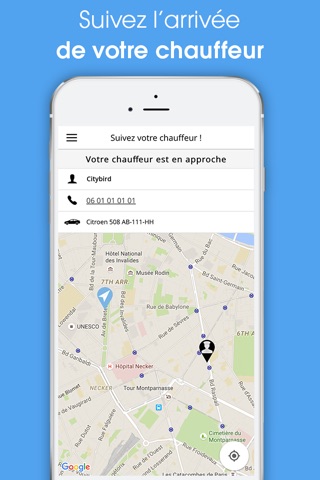Citybird l'Appli du Taxi Moto screenshot 4