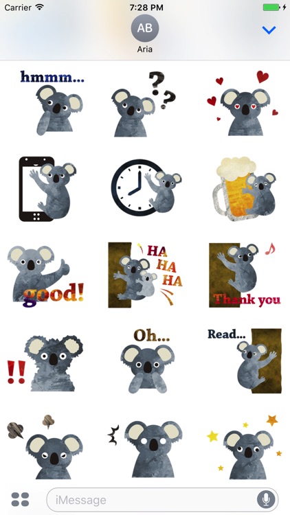 Adorable Koala Emoji Sticker