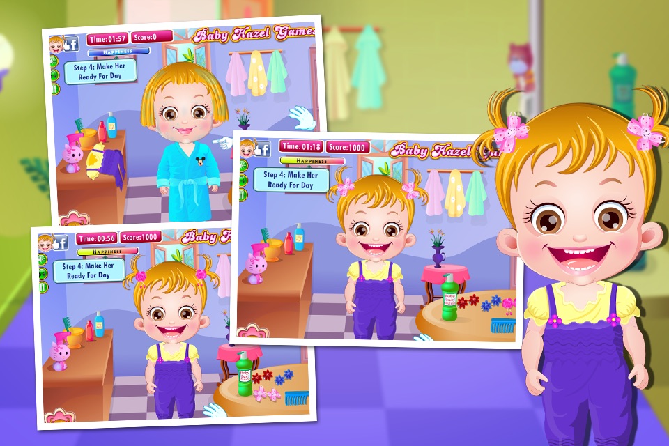 Baby Hazel Hair Care Game screenshot 3