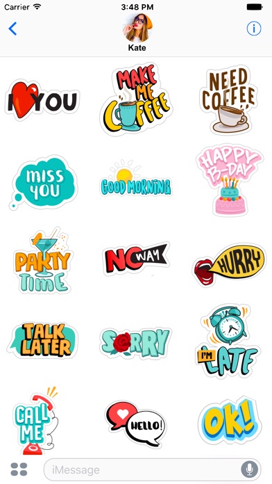 Stickers for iMessage! screenshot 2