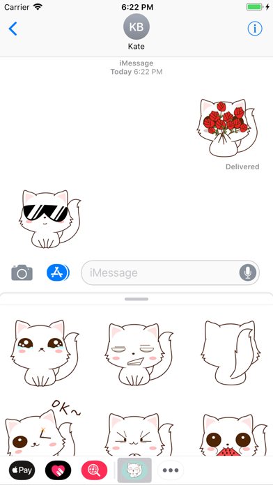 Funny Kitty Animated Stickers screenshot 3
