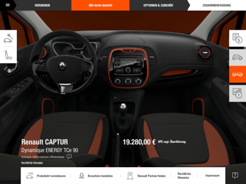 Renault 360 Configurator screenshot 3