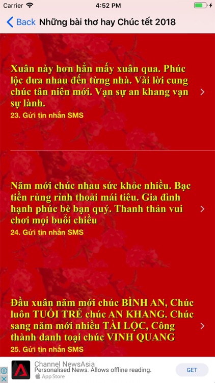 Chuc Tet 2018 - SMS Chuc Xuan