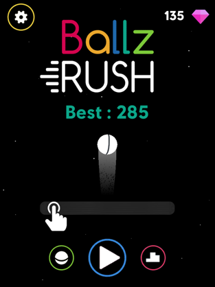 Ballz Rush, game for IOS