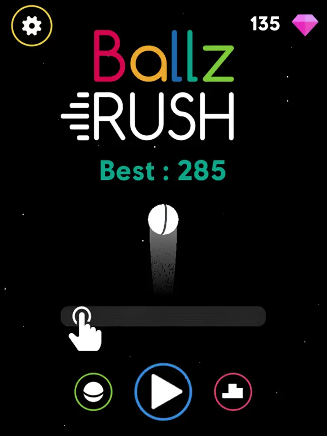 Ballz Rush, game for IOS