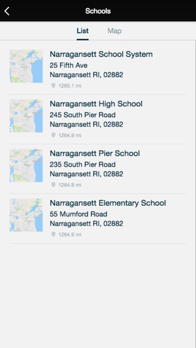 Narragansett School District screenshot 2