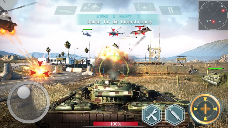陆空战争-坦克战机真实模拟战争游戏