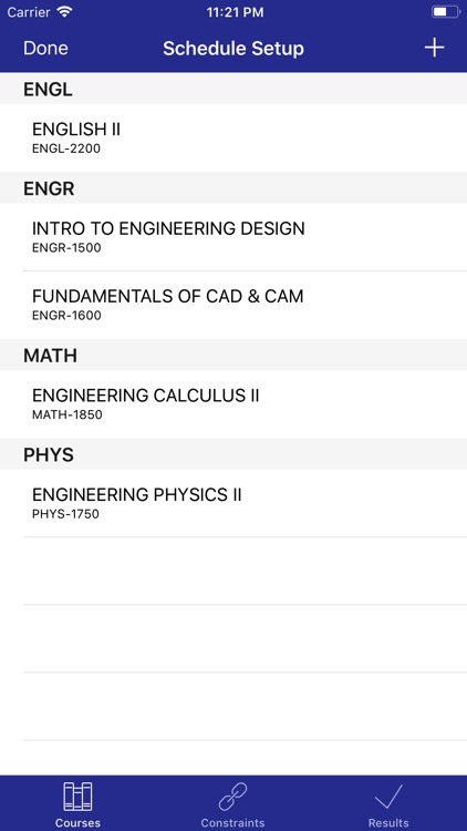 schedule builder college