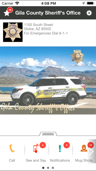 Gila County Sheriff's Office screenshot 2