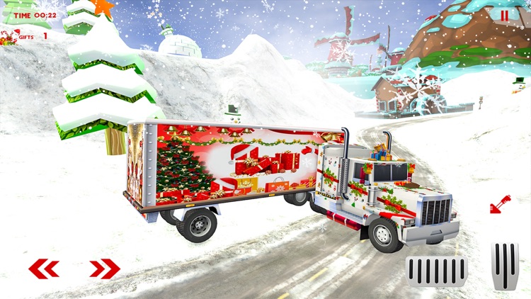 Christmas Gifts Delivery Truck