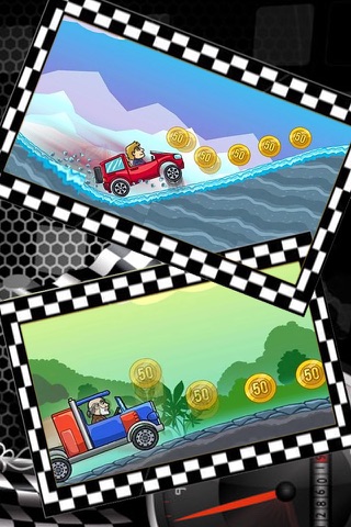 Happy Cars Hill Climb Wheels screenshot 2