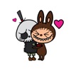Ailen Bunny Animated Stickers