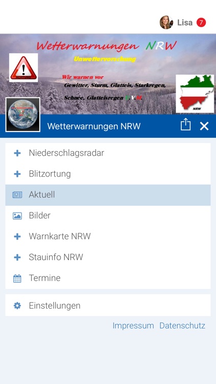 Wetterwarnungen NRW