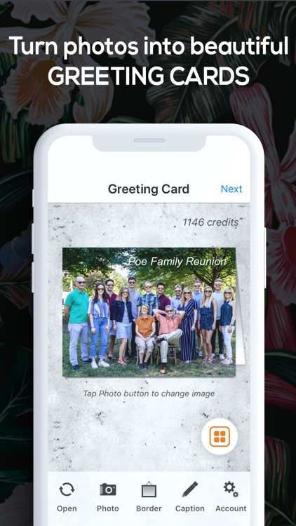 SnapShot Greeting Cards App