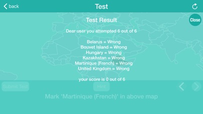 World Map With Test screenshot 4