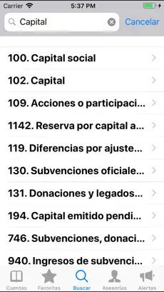 Imágen 5 Cuadro de cuentas - PGC iphone