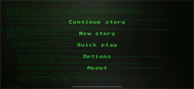 ASCII Shooter, game for IOS