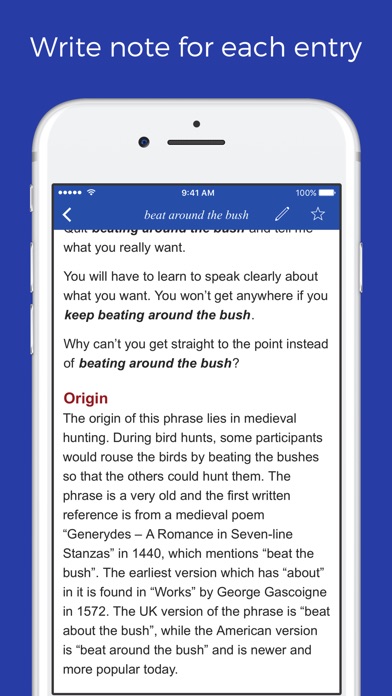 Dictionary of Idiom Origins screenshot 4