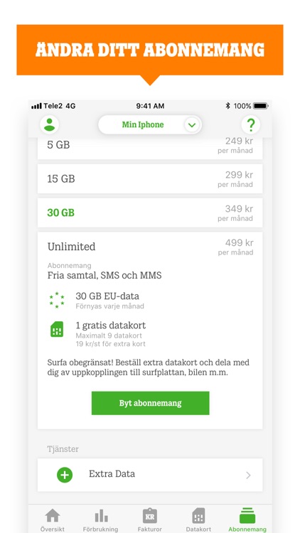 Mitt Tele2 screenshot-4