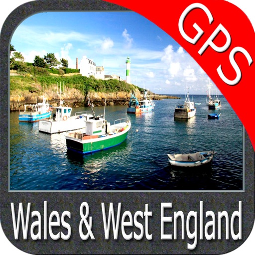 Marine : Wales and West England GPS Map Navigator icon